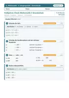 Vorschau - Test - Halbjahres-Check Mathematik 3 Grundschule – Test 1. Halbjahr - Seite 1