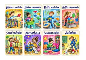 Vorschau - Poster - Unsere Ämtli – 32 farbenfrohe Ämtlikarten für den Schulalltag - Seite 2