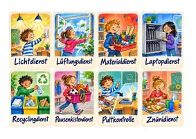 Vorschau - Poster - Unsere Ämtli – 32 farbenfrohe Ämtlikarten für den Schulalltag - Seite 3
