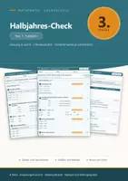 Vorschau - Test - Halbjahres-Check Mathematik 3 Grundschule – Test 1. Halbjahr - Deckblatt