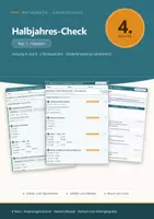 Vorschau - Test - Halbjahres-Check Mathematik 4 Grundschule – Test 1. Halbjahr - Deckblatt