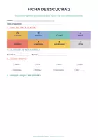 Vista previa - Hojas de trabajo - EMOCIONES QUE SUENAN | Educación Emocional y Escucha Musical - página 3