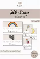 Vorschau - Präsentationen/Tafelbilder - Silbenkönige I Bildkarten: Silben & Selbstlaute - Deckblatt