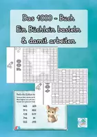 Vorschau - Mal- und Bastelvorlagen - Mathematik: Mein Tausenderbüchlein - Deckblatt