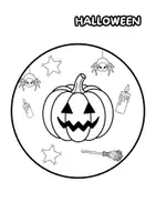Vorschau - Arbeitsblätter - 20 Halloween-Ausmalbilder – Teil 1 🎃 - Seite 3