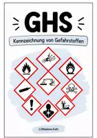 Vorschau - Arbeitsblätter - Gefahrenpiktogramme GHS mit Lösungen - Deckblatt