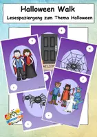 Vorschau - Stundenentwürfe - *wachsendes Materialpaket* Story Walk - Lesespaziergang - Englisch - Seite 1