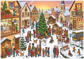 Vorschau - Poster - DaZ Wimmelbild Weihnachten - Deckblatt