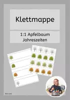 Vorschau - Fördermaterial/Inklusion - Der Apfelbaum zu allen Jahreszeiten - Deckblatt