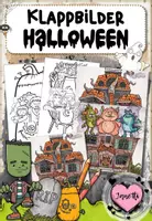 Vorschau - Mal- und Bastelvorlagen - Halloween Klappbilder | 10 kreative Faltbilder & Ausmalbilder | Grundschule - Deckblatt