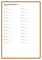 Vorschau - Arbeitsblätter - Herbst Rechenhefte Klasse 1 bis 4 - Seite 1