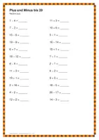 Vorschau - Arbeitsblätter - Herbst Rechenhefte Klasse 1 bis 4 - Seite 2
