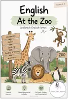 Vorschau - Arbeitsblätter - Animals at the zoo - Unterrichtseinheit Englisch Klasse 2-3 - Deckblatt