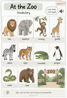 Vorschau - Arbeitsblätter - Animals at the zoo - Unterrichtseinheit Englisch Klasse 2-3 - Seite 2