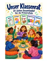 Vorschau - Unterrichtsreihen - Unser Klassenrat – Komplettpaket mit Rollen, Regeln und Kopiervorlagen - Deckblatt