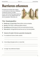 Vorschau - Arbeitsblätter - Barrierearme Texte Arbeitsheft Klasse 5–6 - Seite 1