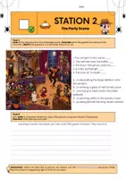 Vorschau - Arbeitsblätter - The Stolen Pumpkin Pie: present progressive vs. simple present - Seite 2