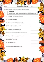 Vorschau - Arbeitsblätter - Halloween Package - Deckblatt