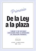 Vista previa - Para docentes: organización, planificación y formación - DE LA LEY A LA PLAZA - Portada