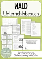 Vorschau - Stundenentwürfe - Unterrichtsbesuch "Gefährdung des Waldes" - Deckblatt