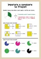 anteprima - Esercizi - Imparare a conoscere le frazioni - Rappresentare, confrontare e classificare - Pagina 2