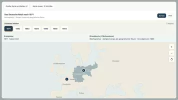 Vorschau - Interaktives Material - Interaktiver Geschichtsatlas: Kaiserreich bis 1945 | Klasse 9/10 - Seite 1