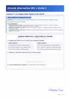 anteprima - Altro tipo di materiale - 8 LEZIONI Attività alternative - Pagina 1