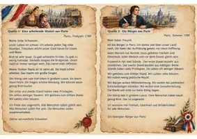 Vorschau - Arbeitsblätter - Gründe für die Französische Revolution (Partnerpuzzle, fiktive Quellen) - Seite 3