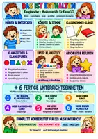 Vorschau - Unterrichtsreihen - Musik Klasse 1/2 – Klangforscher | Unterrichtsreihe Musik, Körperklänge & Klanggeschichten - Seite 1