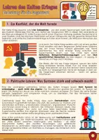 Vorschau - Arbeitsblätter - Kalter Krieg Zusammenfassung - Lehren für die Gegenwart - Arbeitsblätter Geschichte Klasse 9/10 - Seite 1