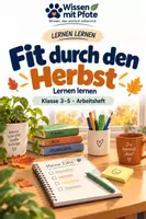 Vorschau - Arbeitsblätter - Fit durch den Herbst – Lernen lernen | Klasse: 3–5 - Deckblatt
