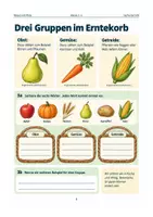 Vorschau - Arbeitsblätter - Erntezeit im Herbst – Obst, Gemüse & Getreide - Seite 3