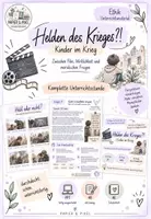Vorschau - Arbeitsblätter - Helden des Krieges?! – Kriegshelden im Film - Kinder im Krieg | Friedensethik Klasse 8/9, Doppelstunde - Deckblatt
