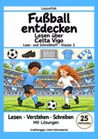 Vorschau - Arbeitsblätter - Celta Vigo Fußball Leseheft und Schreibheft, Leseförderung, Textverständnis und Lösungen - Deckblatt
