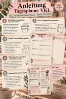 Vorschau - Lehrpläne/Lehrermaterial - Tagesplaner_VKL_schnelle Hilfe im Alltag + Bonusseite_VKL_mit_Herz - Seite 3