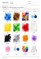 Vorschau - Arbeitsblätter - DaZ-Komplettpaket zum Thema Farben - Seite 2