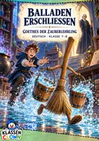 Vorschau - Arbeitsblätter - Ballade Goethe Der Zauberlehrling - Deckblatt