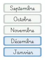 Aperçu - Affichage - Affichage de classe - Les mois de l’année & les saisons 🍂 - Page 2