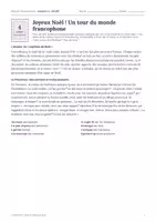 Vorschau - Arbeitsblätter - Weihnachten in der Frankophonie | Alsace, Provence, Antilles, La Réunion, Sénégal | Lesetext & Arbeitsblätter | Französisch Lernjahr 4 (A2+/B1) - Seite 1