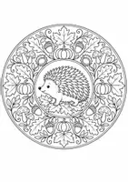 Vorschau - Mal- und Bastelvorlagen - Herbst Kunst Mandalas - Seite 3