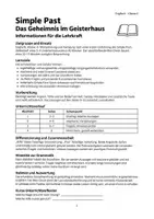 Vorschau - Arbeitsblätter - Simple Past Englisch Klasse_6 - Seite 1