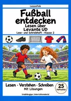 Vorschau - Arbeitsblätter - Levante UD Fußball Leseheft und Schreibheft, Leseförderung, Textverständnis und Lösungen - Deckblatt