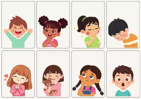 Vorschau - Spiele - Emotionen Sortierspiel | Gefühle erkennen und zuordnen - Seite 1