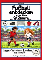 Vorschau - Arbeitsblätter - CA Osasuna Fußball Leseheft und Schreibheft, Leseförderung, Textverständnis und Lösungen - Deckblatt