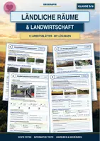 Vorschau - Unterrichtsreihen - Ländliche Räume & Landwirtschaft - 12 Arbeitsblätter | Klasse 5/6 - Deckblatt