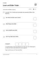 Vorschau - Arbeitsblätter - Real Madrid Fußball Leseheft und Schreibheft, Leseförderung, Textverständnis und Lösungen - Seite 3