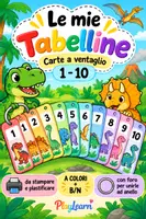 anteprima - Flashcard - Le mie Tabelline | Carte a ventaglio 1-10 - Pagina di copertina