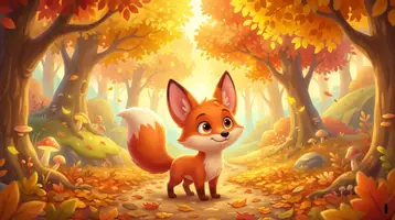 Aperçu - Cartes / Images - Kamishibaï | Flamme, le renard curieux | Les petits animaux de l’automne - Page 1