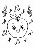 Vorschau - Arbeitsblätter - "In einem kleinen Apfel" Lied in Bildern MUSIK KREATIV - Seite 2
