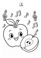 Vorschau - Arbeitsblätter - "In einem kleinen Apfel" Lied in Bildern MUSIK KREATIV - Seite 3